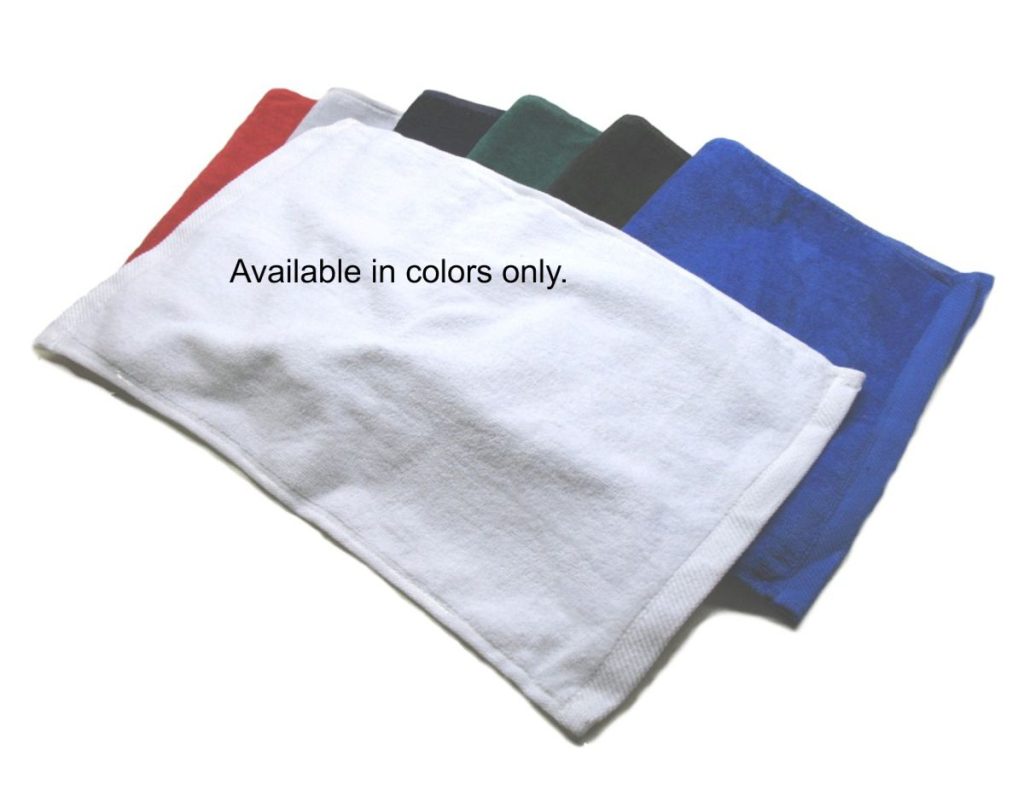 Caddy Towels, Super Gym Towels, White with Stripes